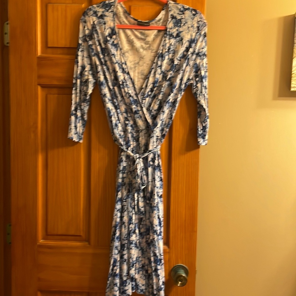 Stitch Fix Faux wrap dress in lovely print